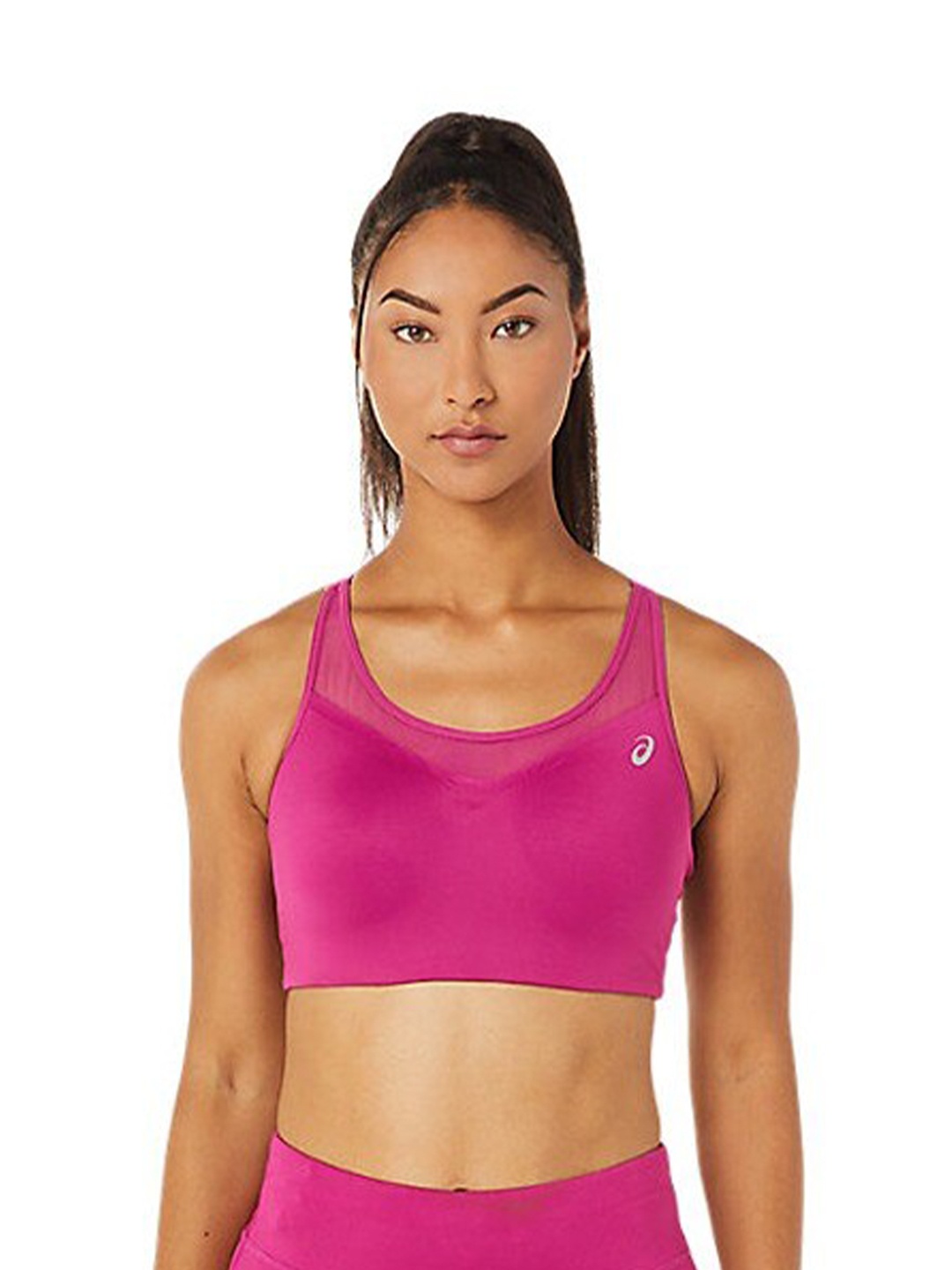 

ASICS Accelerate Lightly Padded Sports Bra, Pink