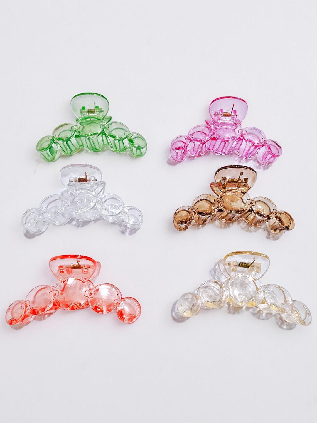 

ANNA CREATIONS Set of 6 Claw Clip, Green