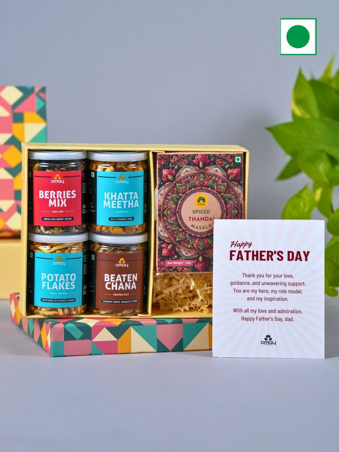 

Omay Foods Wholesome Delights Father's Day Gift Box, Multi