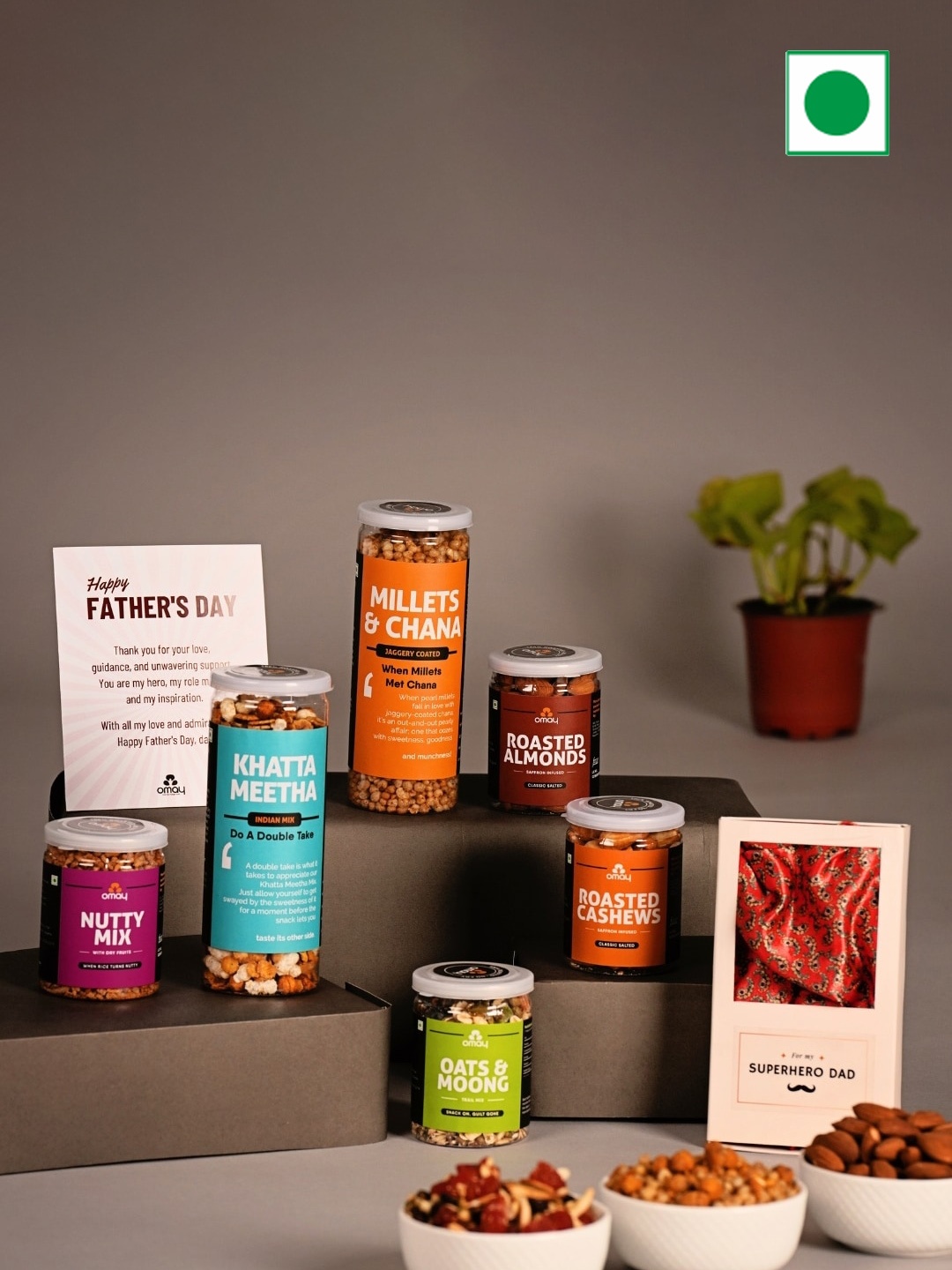 

Omay Foods Trendsetter Father's Day Gift Box, Red