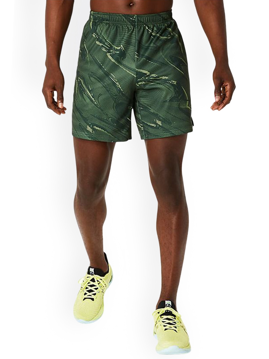 

ASICS Suminagashi Motif Printed 7IN Shorts, Green