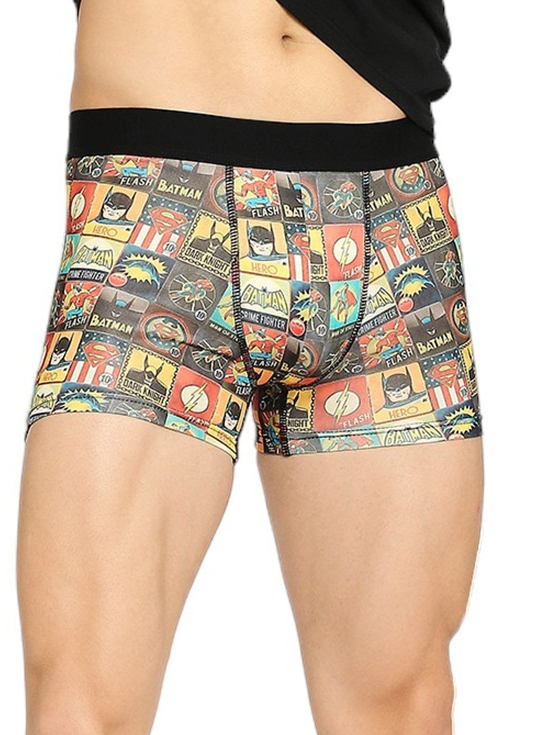

BZ INNERWEAR Batman Printed Short Cotton Trunks, Multi