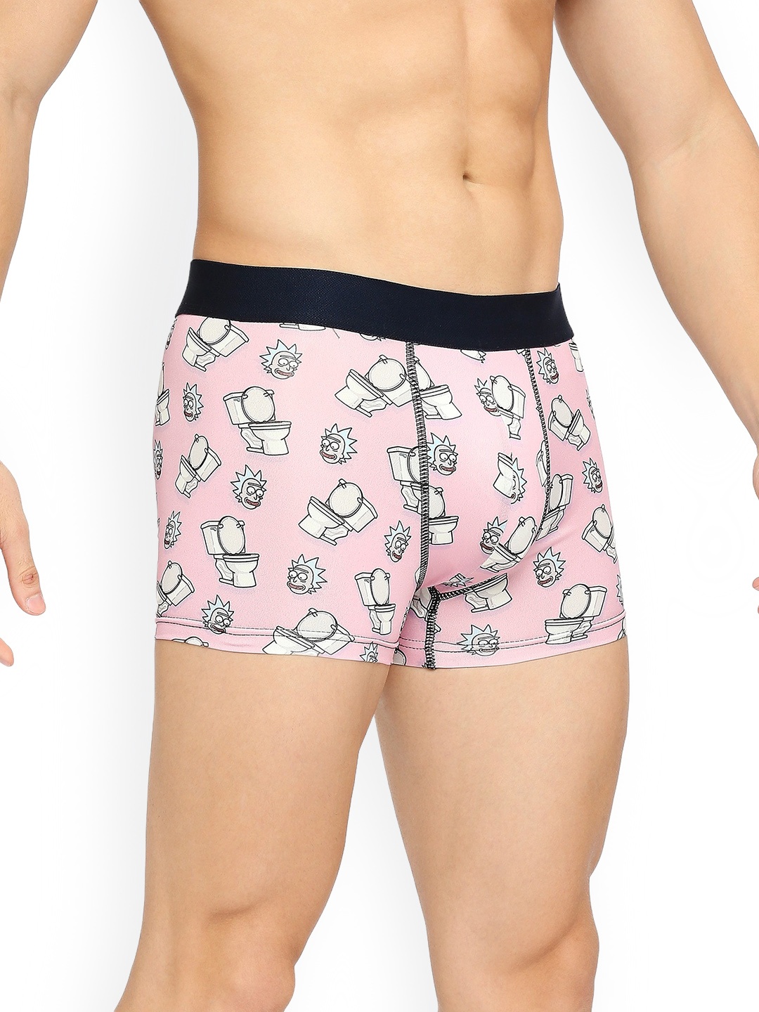 

BZ INNERWEAR Printed Cotton Trunk WB-RM-SMBX-04-S-Pink