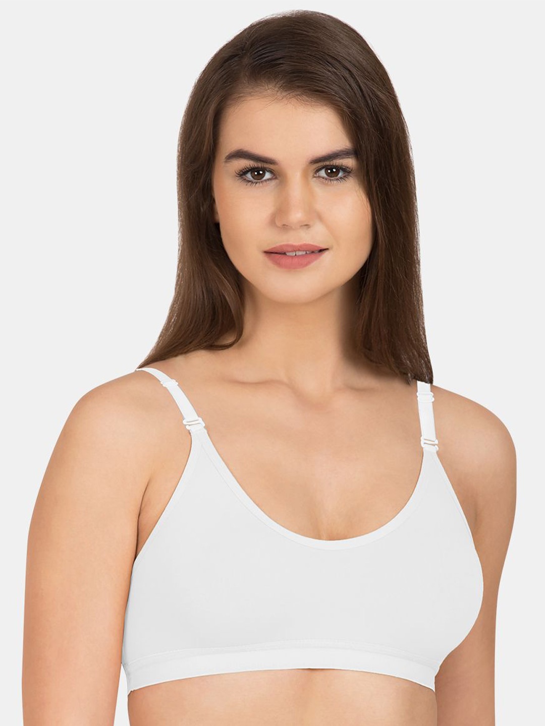 

KOMLI Non Padded With Racer Back T-Shirt Bra All Day Comfort, White