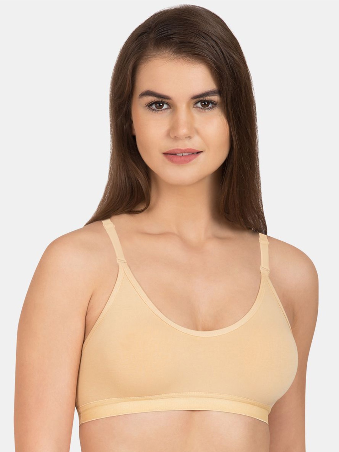 

KOMLI Non Padded With Racer Back T-Shirt Bra All Day Comfort, Beige