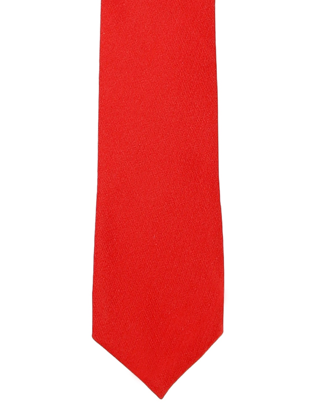 

Blacksmith Men Red Solid Skinny Tie