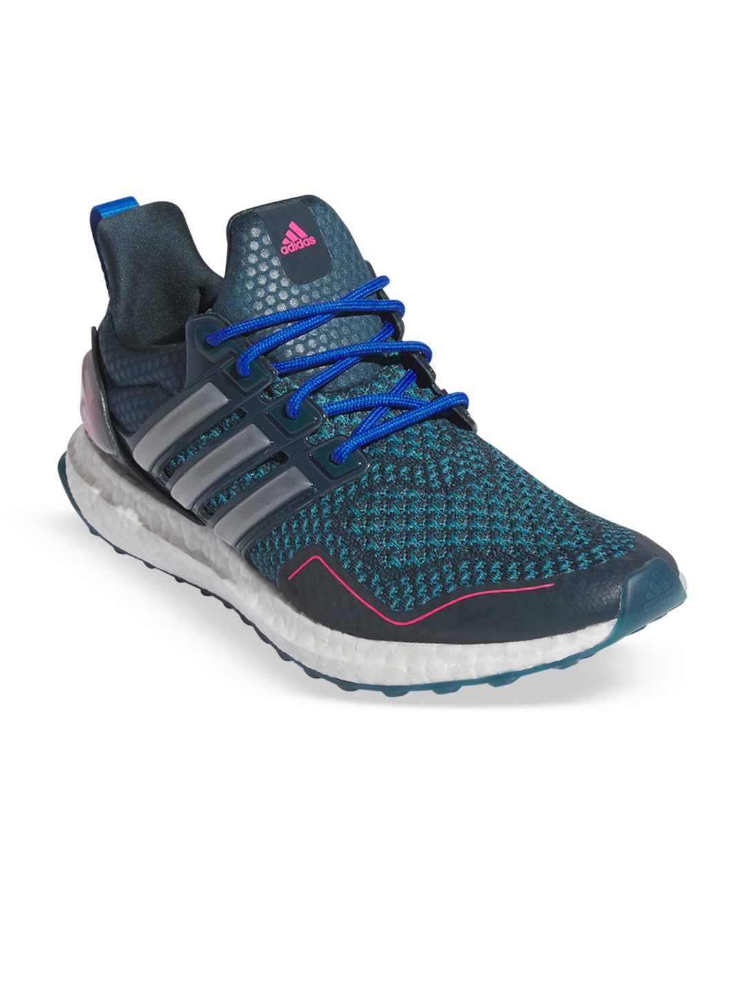 

ADIDAS ULTRABOOST 1.0 W Women Patterned Lace-Up Sports Shoes, Turquoise blue