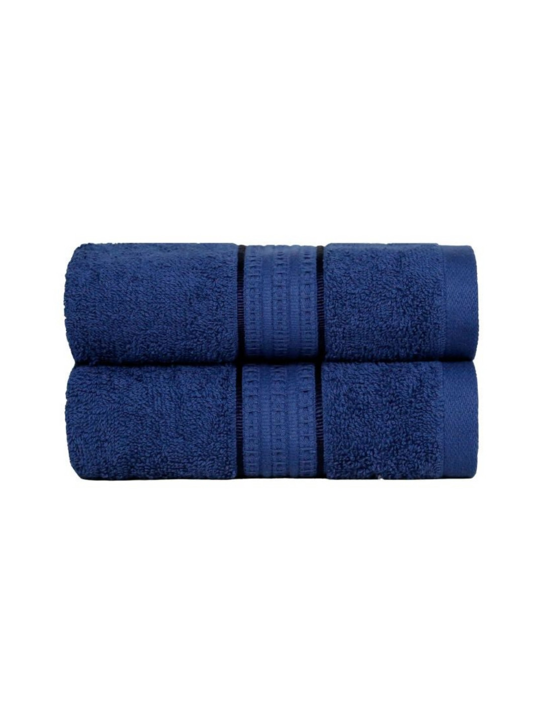 

MYTRIDENT Navy Blue 2 Pieces 450 GSM Pure Cotton Hand Towels