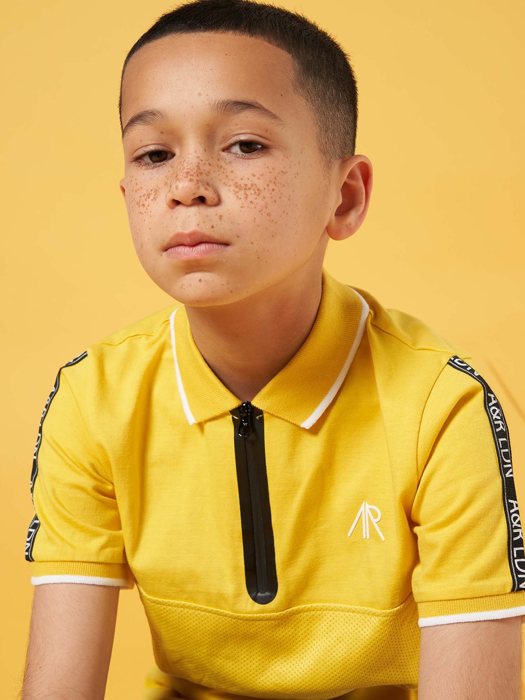 

Angel & Rocket Boys V-Neck Slim Fit T-shirt, Yellow
