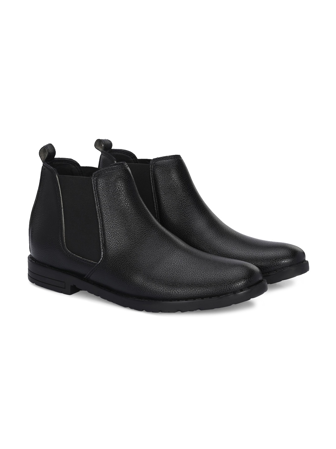 

Vellinto Men Slip-On Chelsea Boots, Black