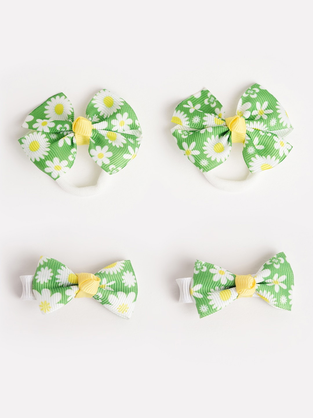 

RIBBON CANDY Girls Set of 4 Hair Accessory Set, Green
