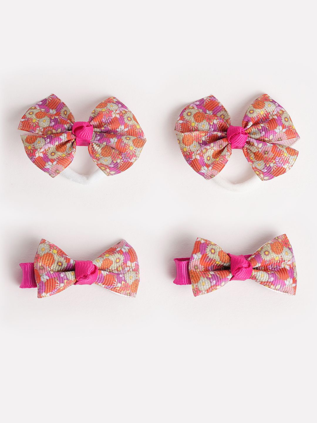 

RIBBON CANDY Girls Set of 4 Hair Accessory Set, Pink