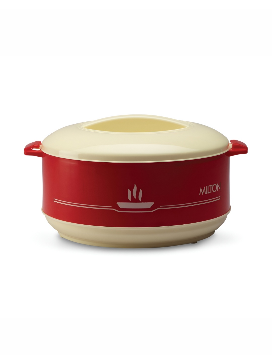 

Milton Red Buffet 2000 Inner Steel Casserole PU Insulated Serving Casserole for Roti 2L