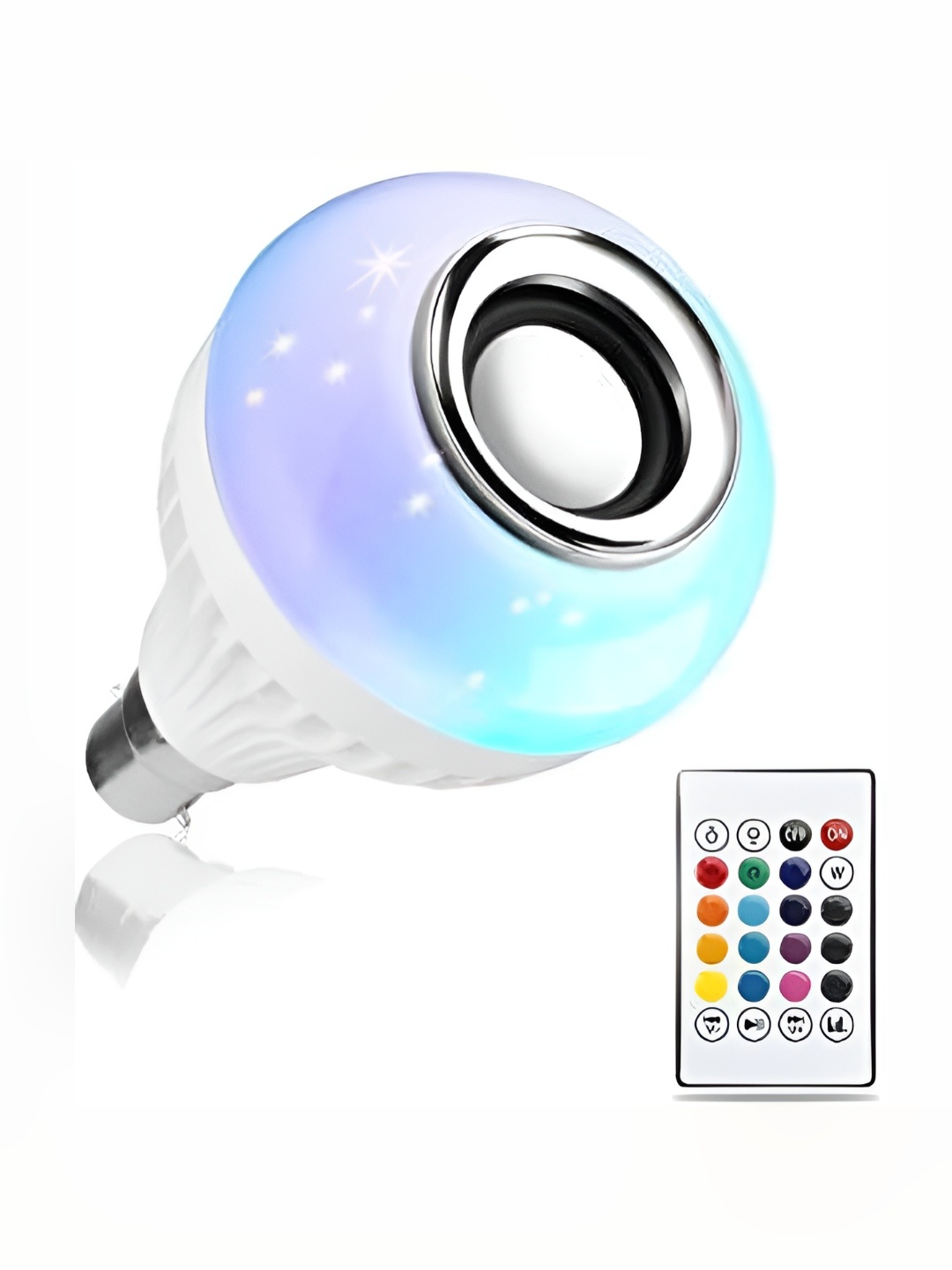 

SPARK WORLD White Wireless Music Playing Remote Controller LED Bulb