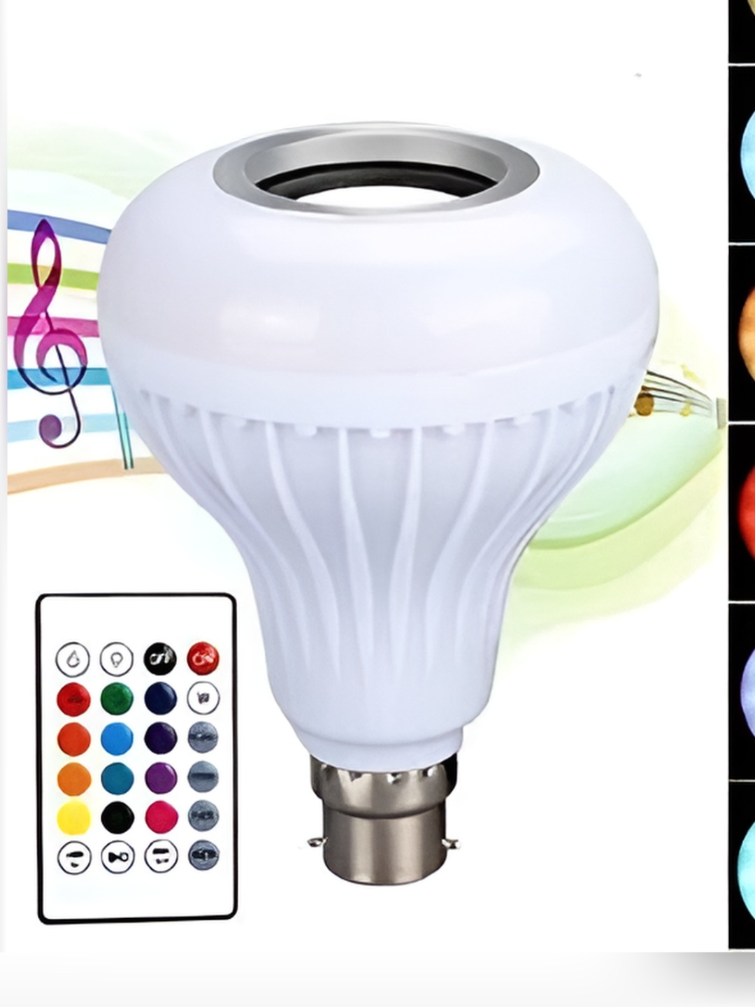 

SPARK WORLD White RGB LED Bluetooth Remote Controler Smart Light