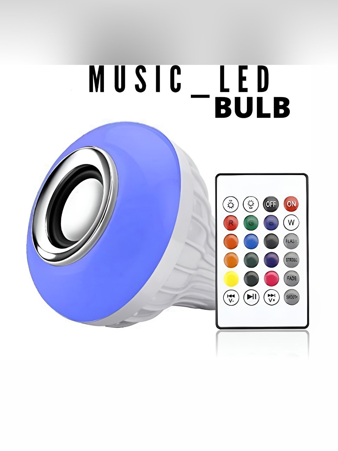 

SPARK WORLD White Wireless Music Playing With Remote Control LED Smart Light