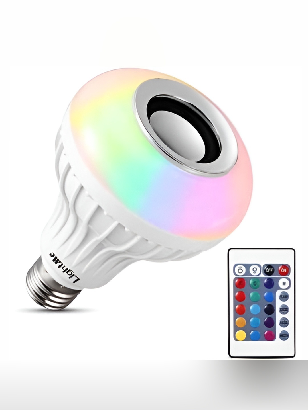 

SPARK WORLD White Wireless Music Playing Remote Controller LED Bulb