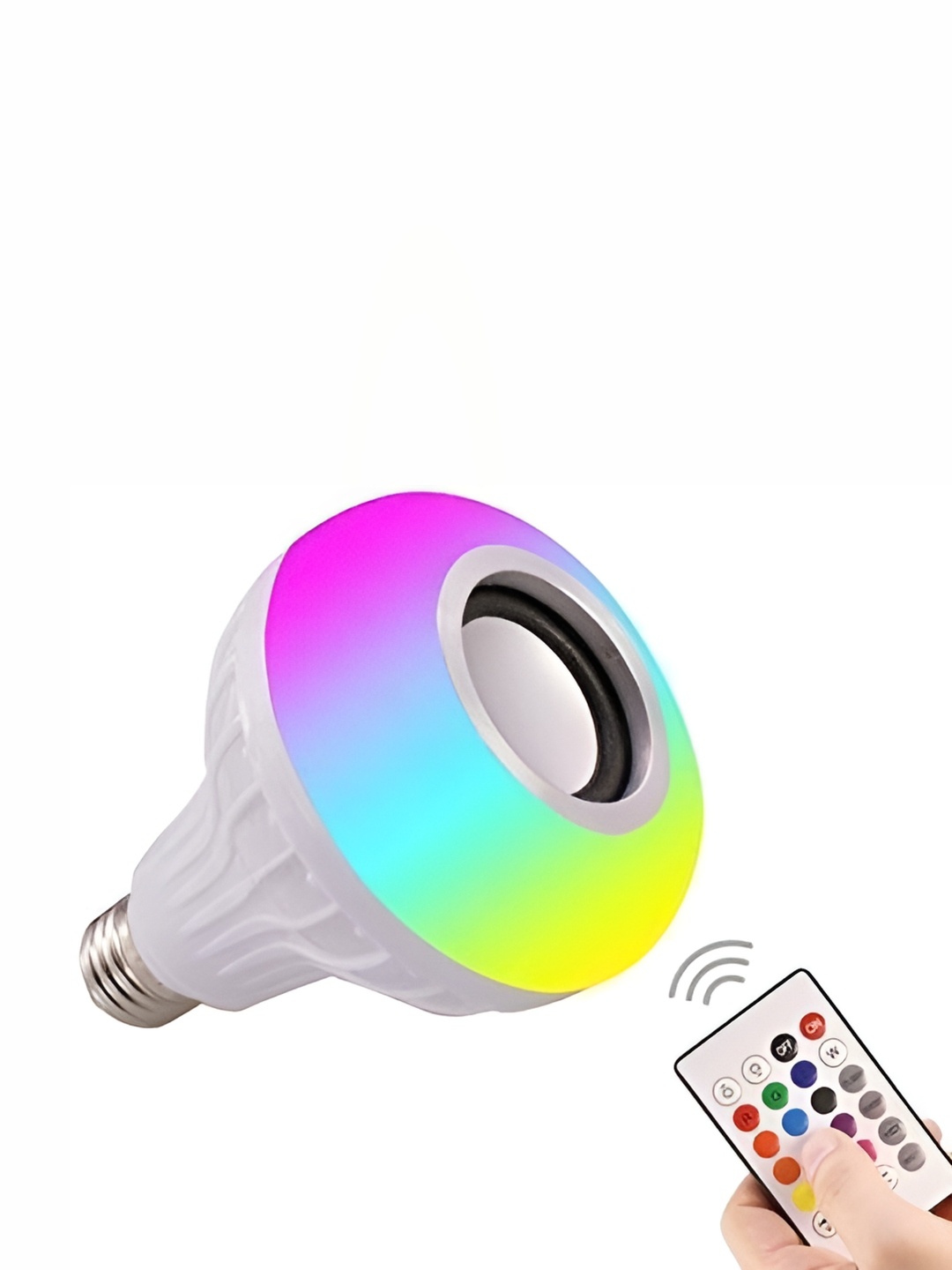 

SPARK WORLD White Bluetooth Speaker LED Smart Light