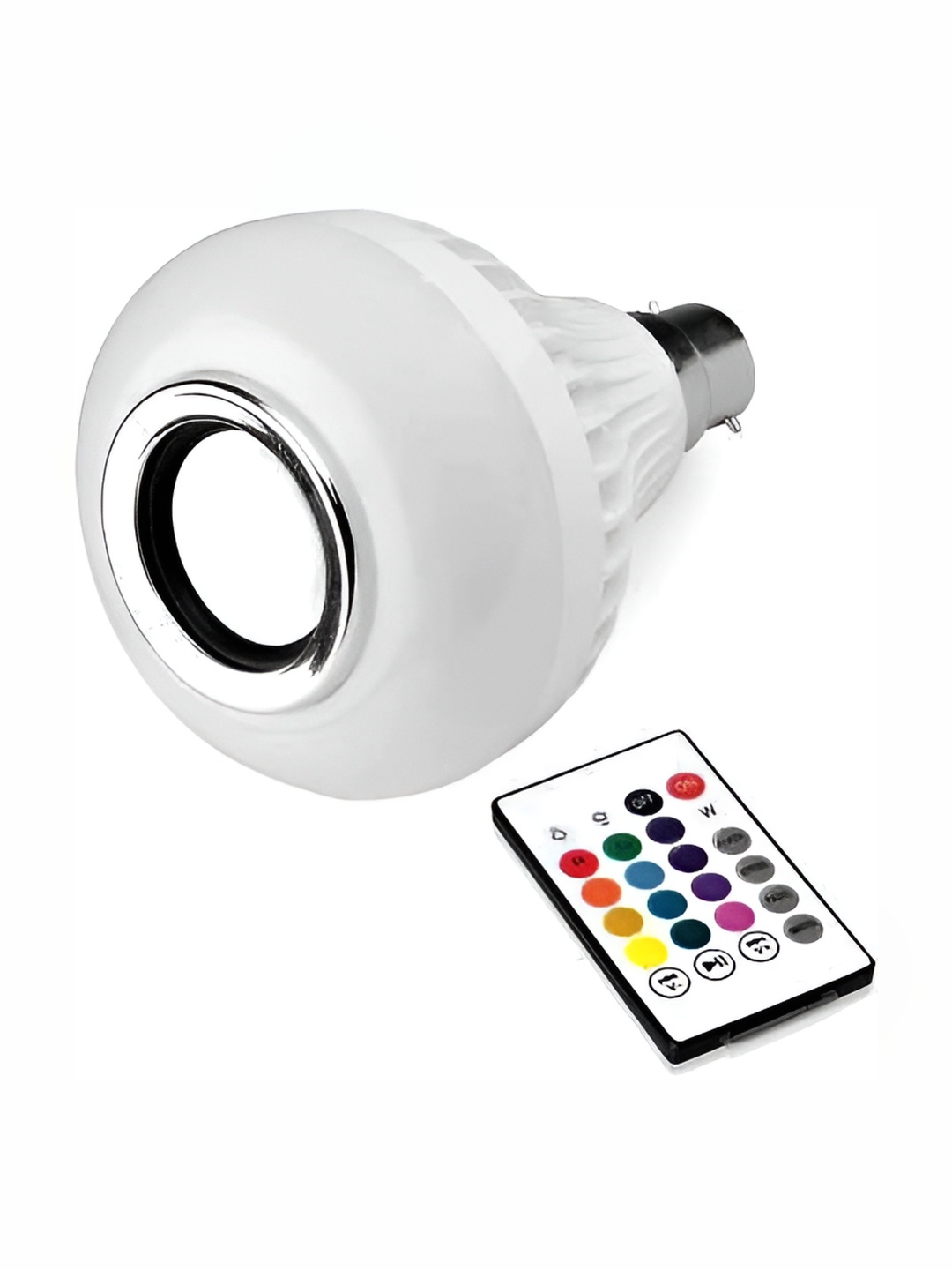 

SPARK WORLD White Wireless Music Playing Remote Controller LED Bulb