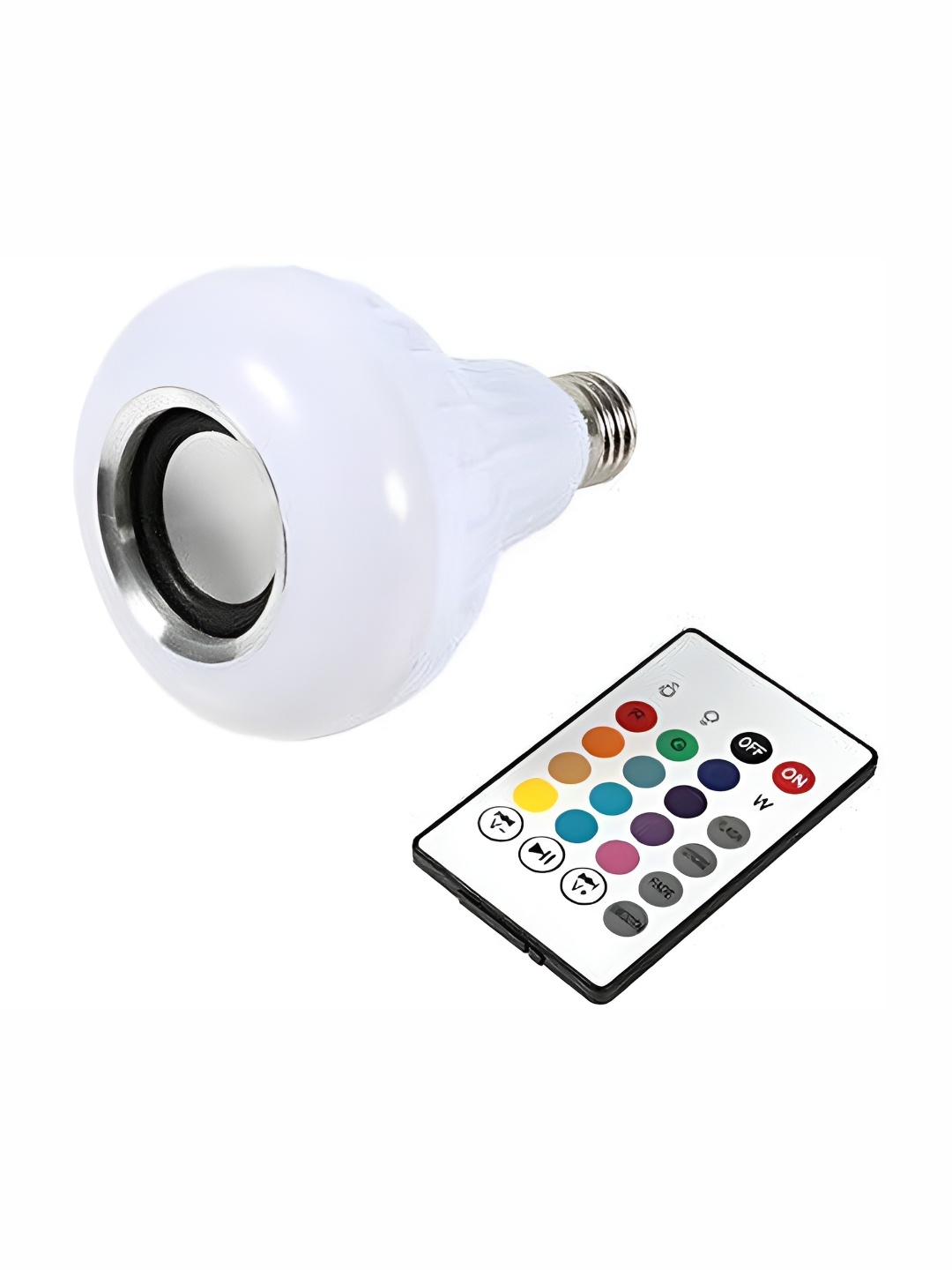 

SPARK WORLD White Wireless Music Playing Remote Controller LED Bulb