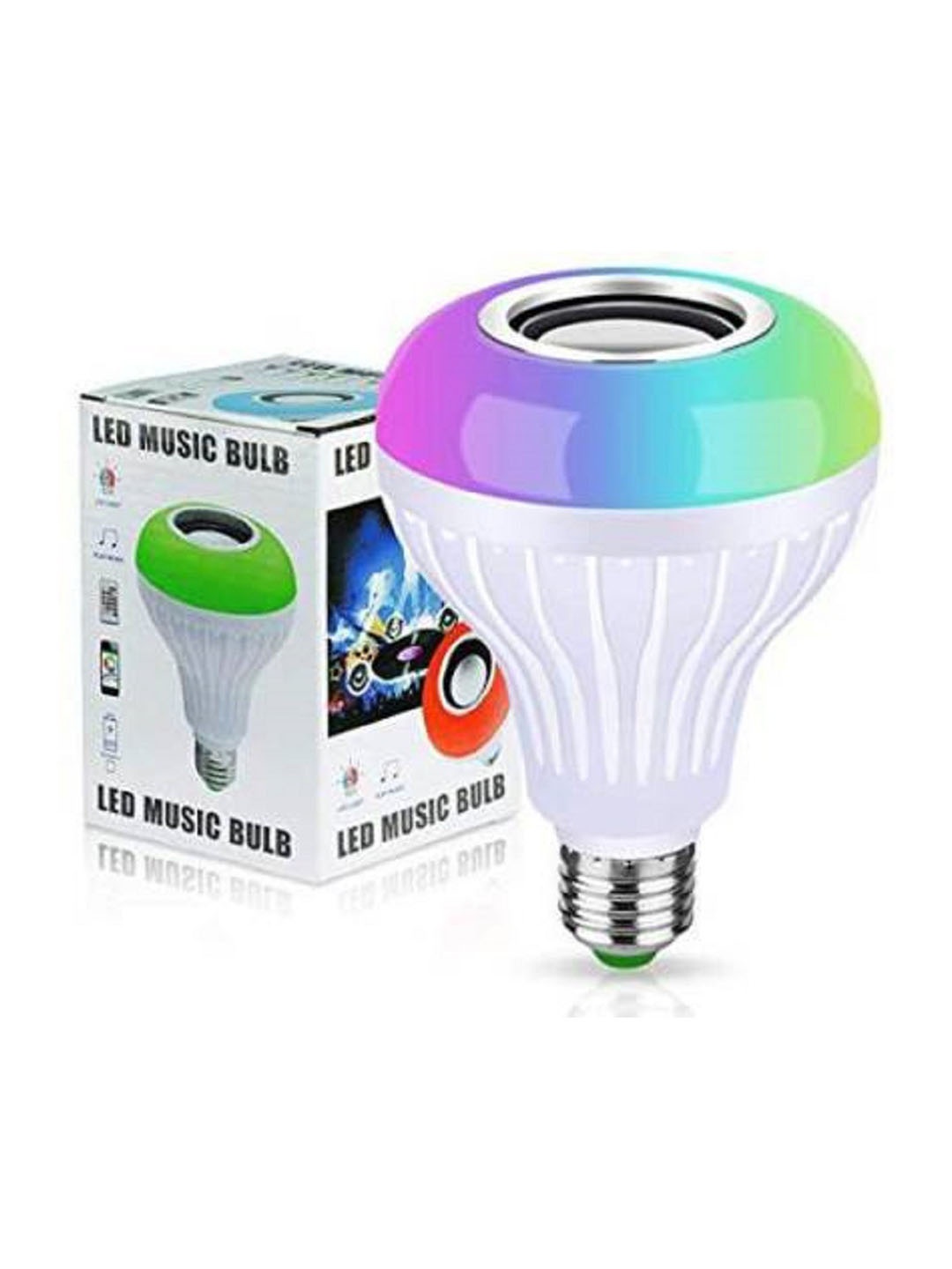 

SPARK WORLD White Bluetooth Speaker LED Smart Bulb