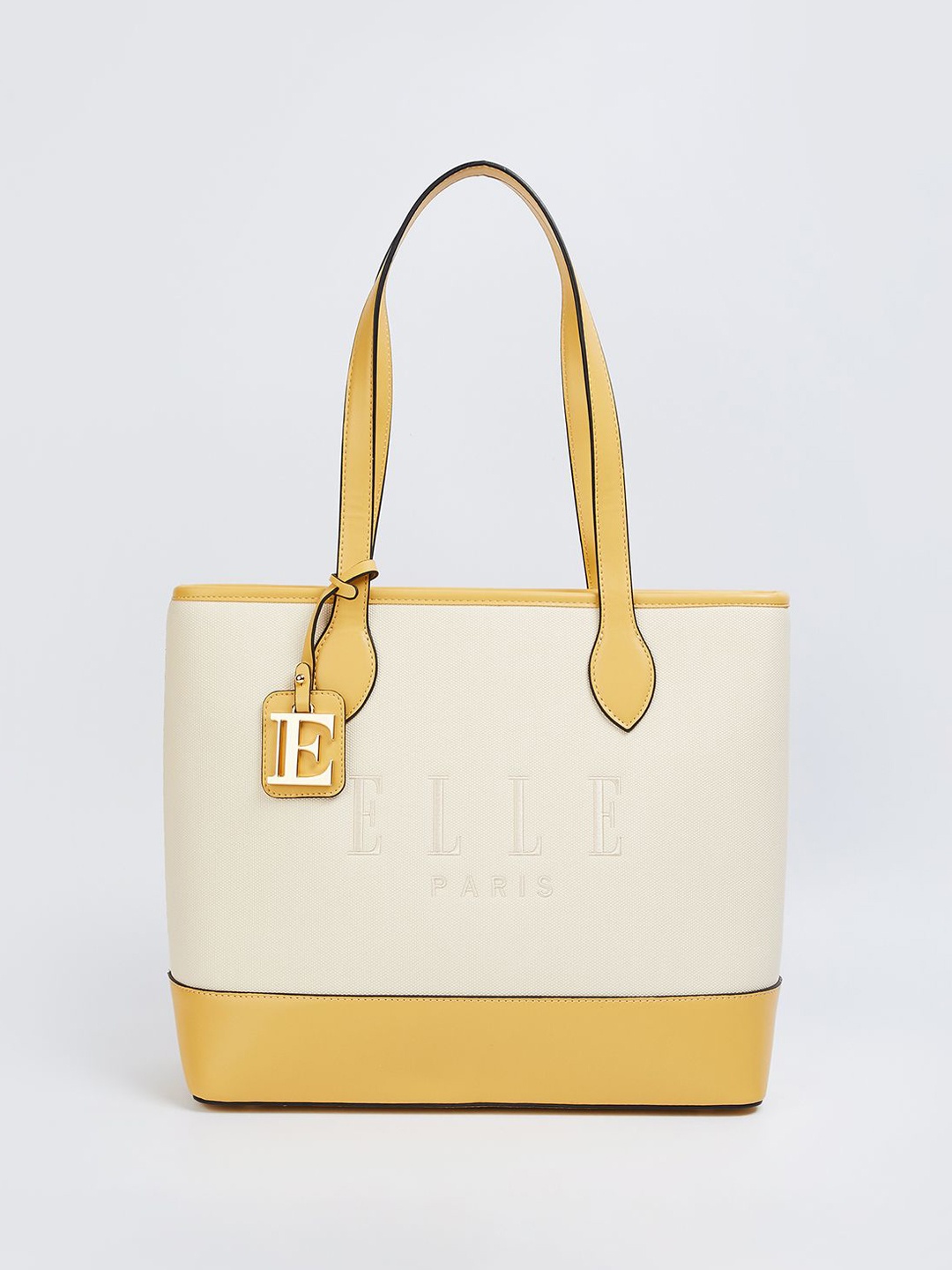 

ELLE Structured Shoulder Bag, Beige