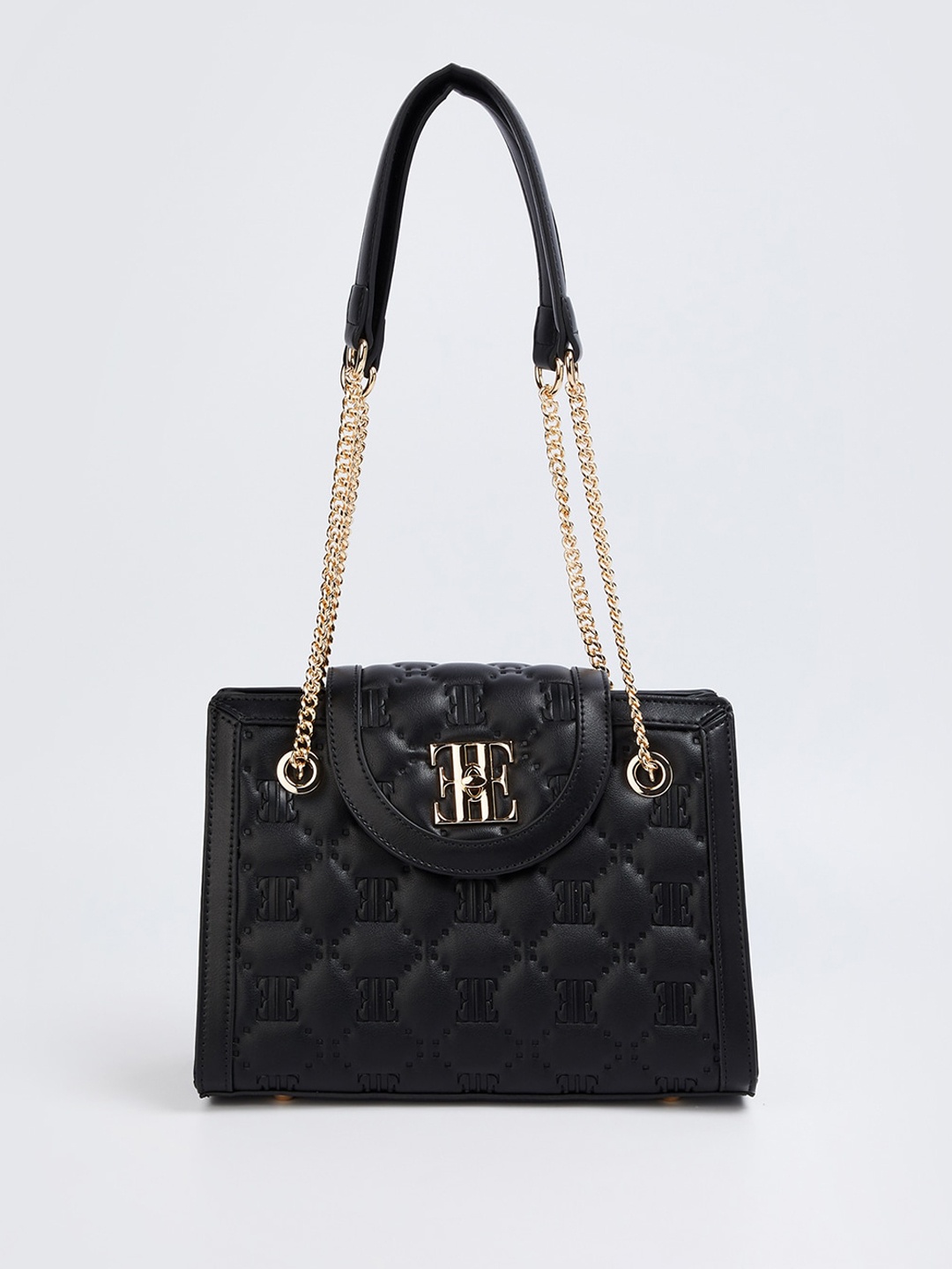 

ELLE Structured Shoulder Bag, Black