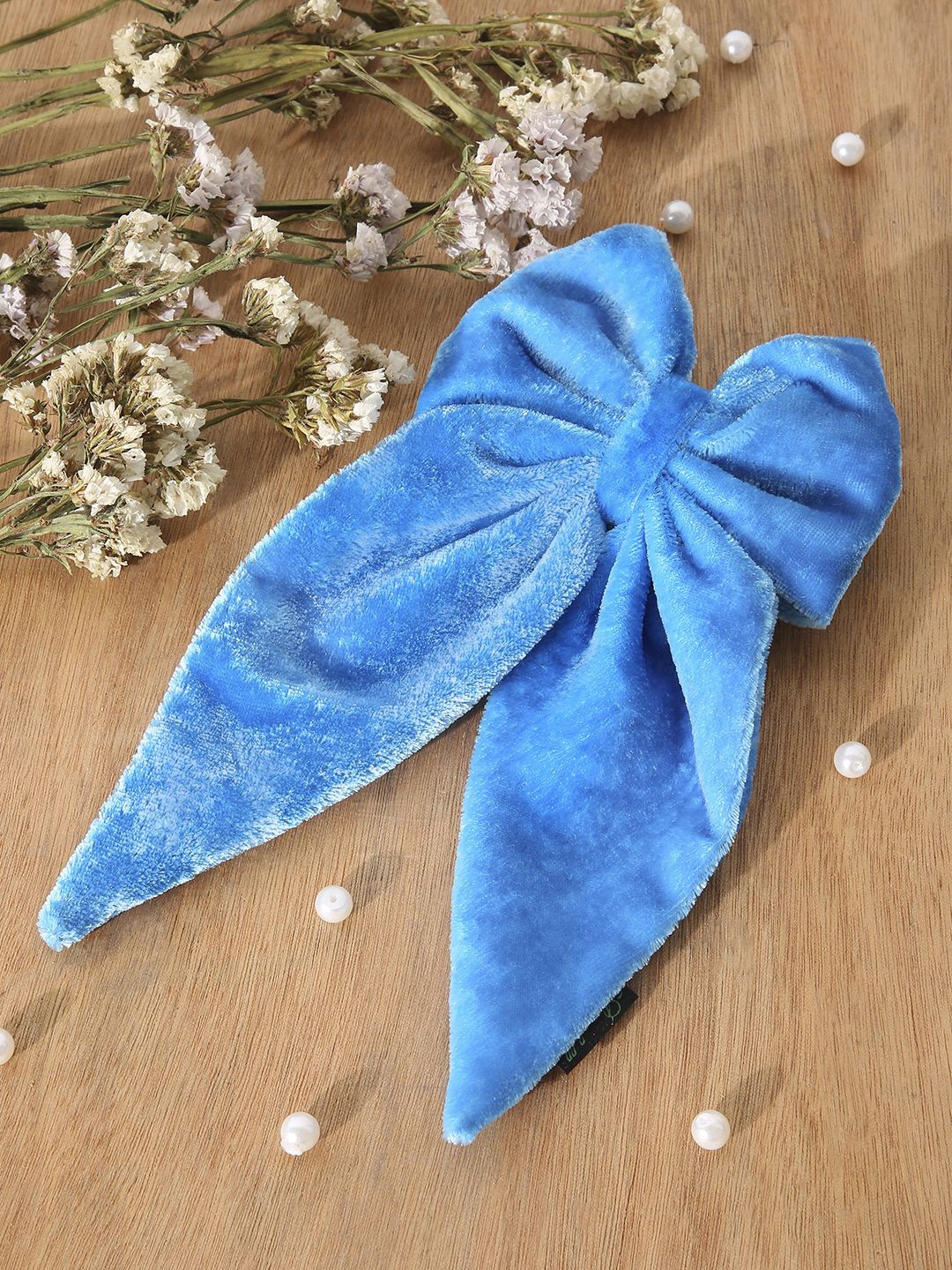 

Arendelle Bow Alligator Hair Clip, Blue
