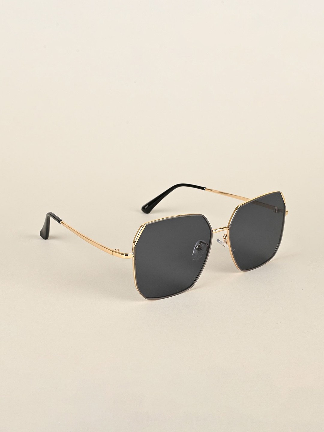 

Voyage Unisex Square Sunglasses with UV Protected Lens-450MG4337Z, Black