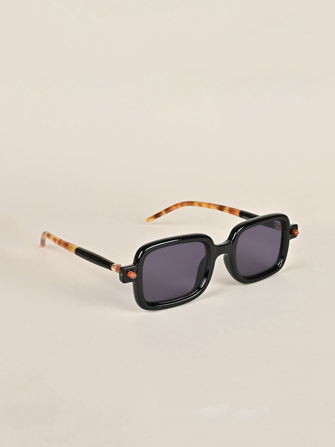 

Voyage Unisex Square Sunglasses with UV Protected Lens-86512MG3626Z, Black