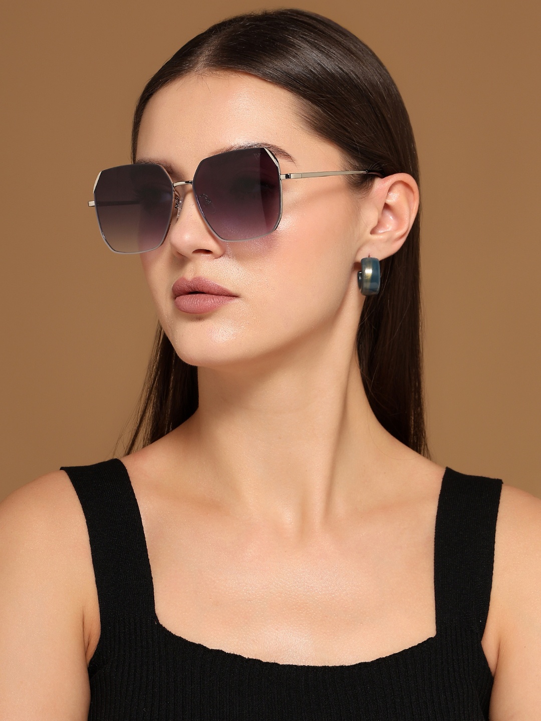 

Voyage Unisex Square Sunglasses with UV Protected Lens 450MG4339Z, Grey