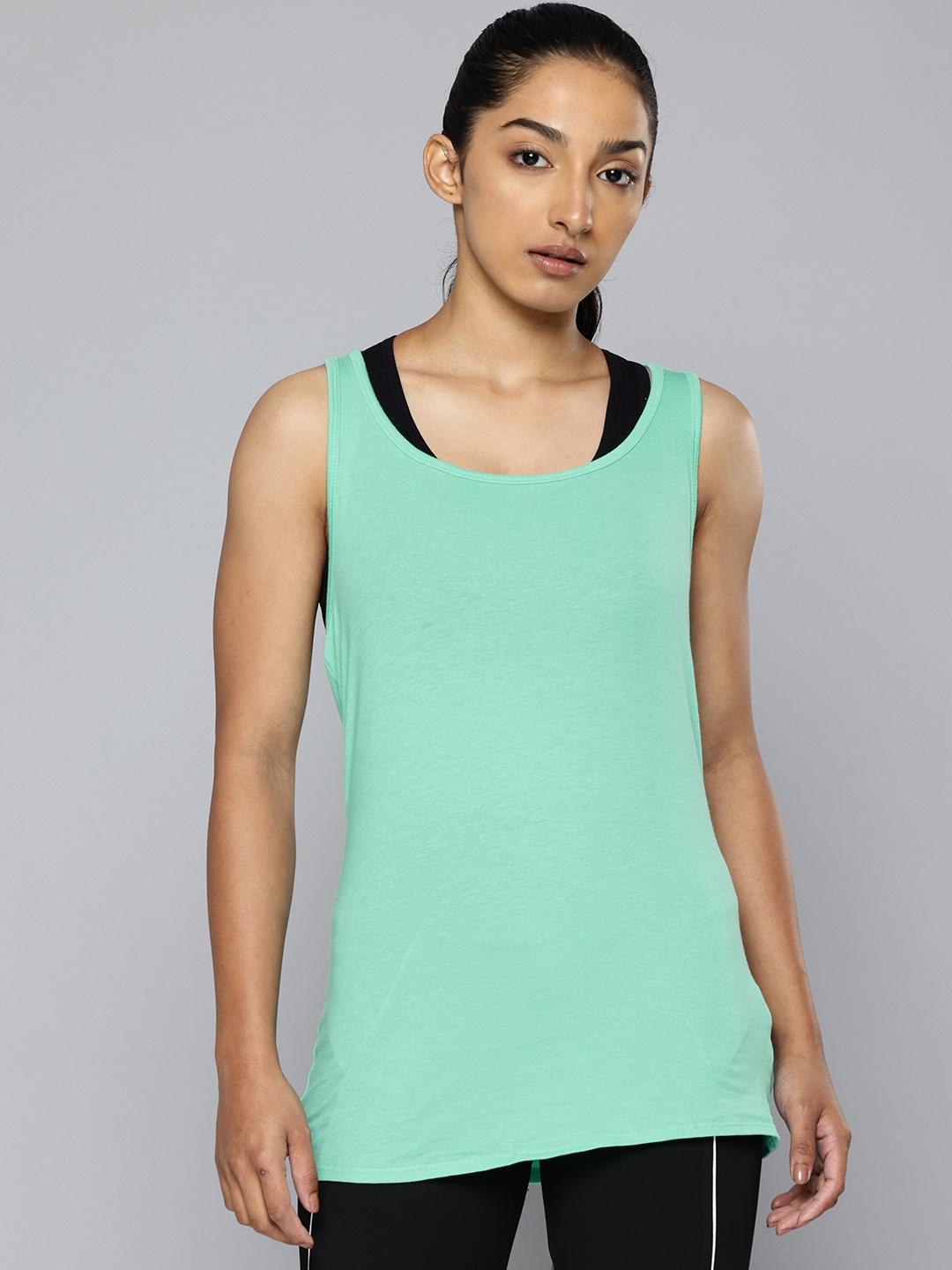 

Domyos By Decathlon Round Neck Sleeveless Tank Top, Green