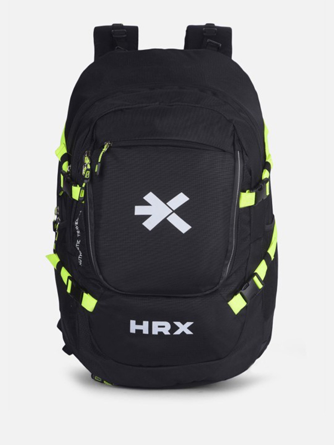 

HRX by Hrithik Roshan Unisex Laptop Backpack with Hip Strap, Black