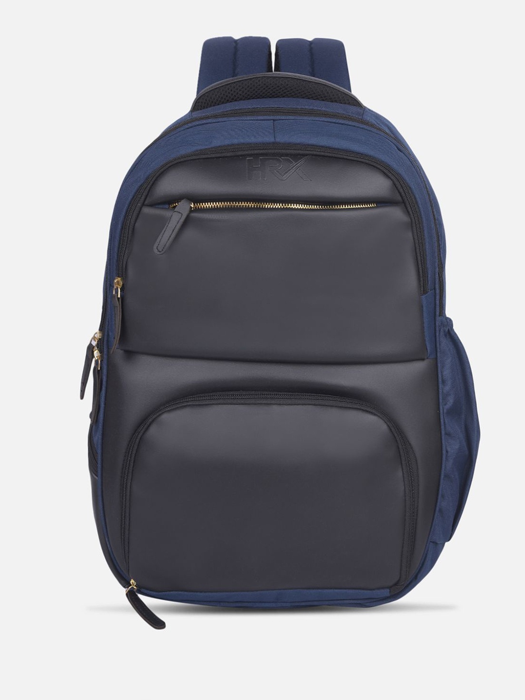 

HRX by Hrithik Roshan Unisex Navy Blue Backpack with Rain Cover & Reflective Strip
