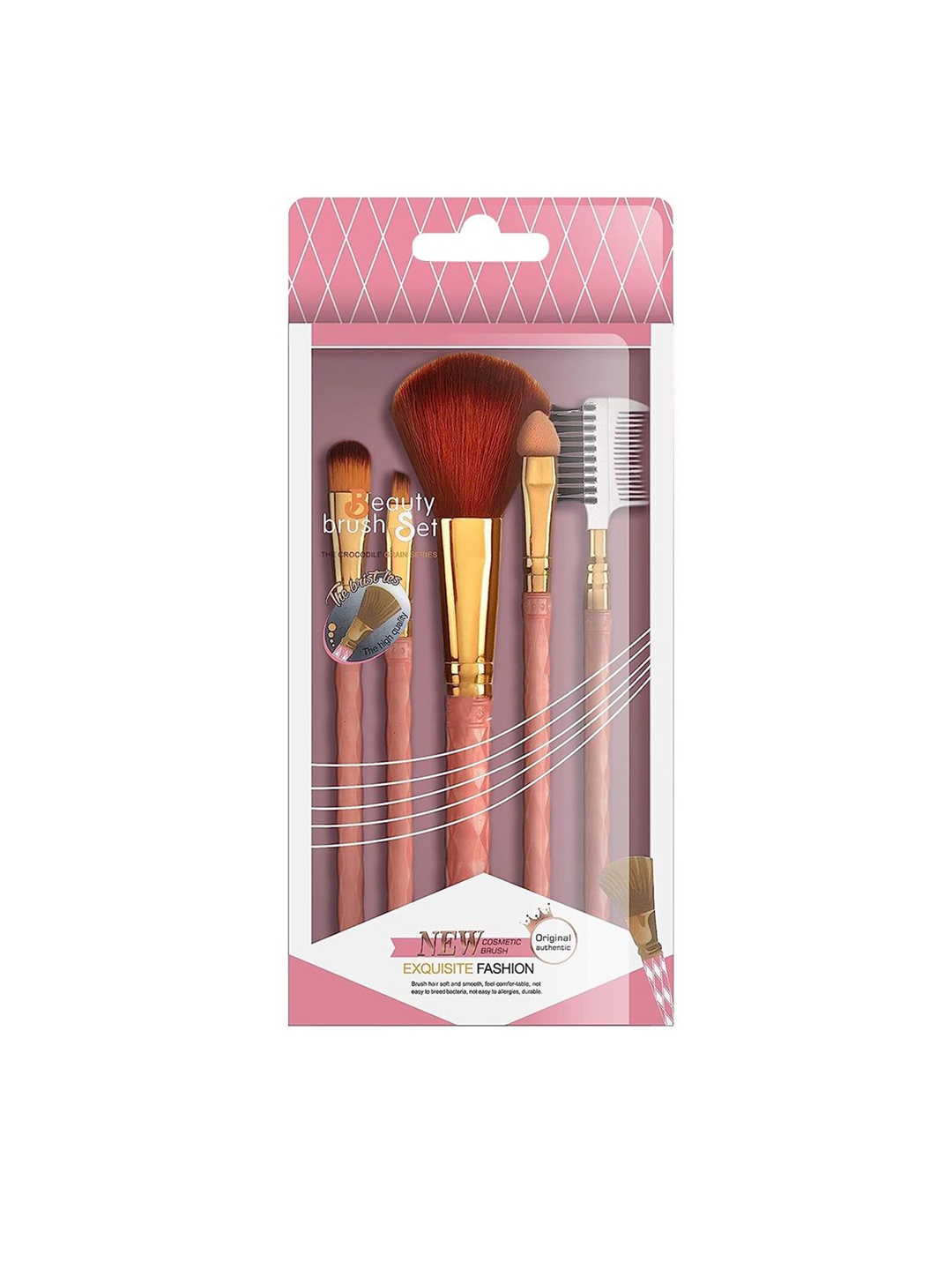 

Adbeni Set Of 5 Makeup Brush Set, Multi
