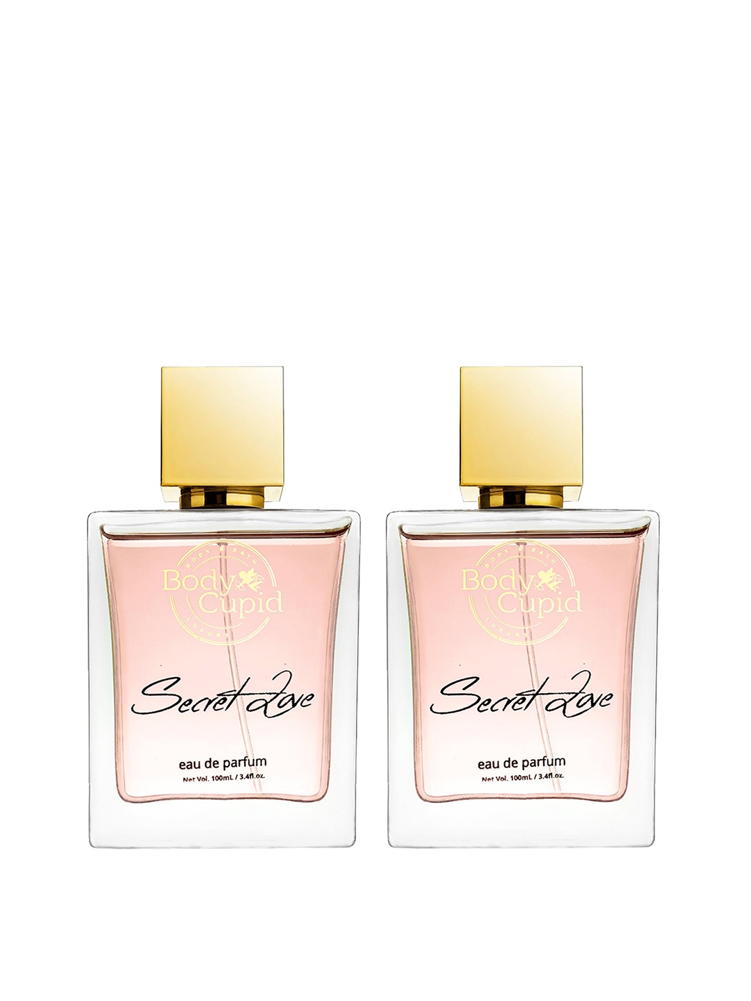 

Body Cupid Set of 2 Secret Love Eau De Parfum - 100ml each, Pink