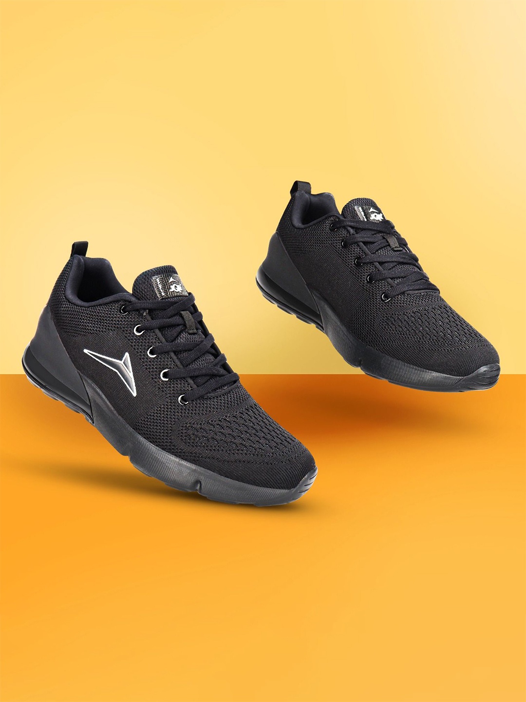 

JQR Men Mesh Running Shoes, Black