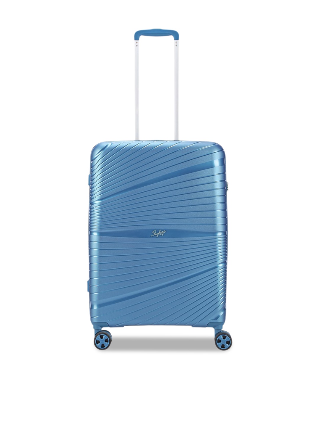 

Skybags Skylite Hard Sided Medium Trolley Bag, Blue