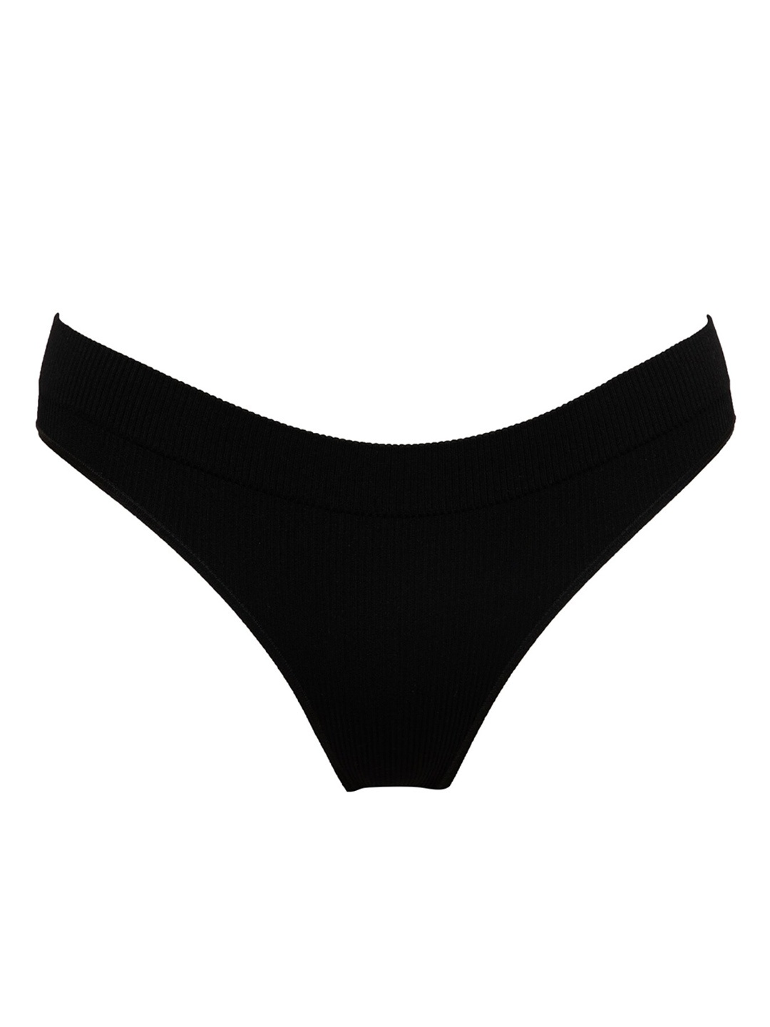 

DeFacto Ribbed Bikini Briefs, Black