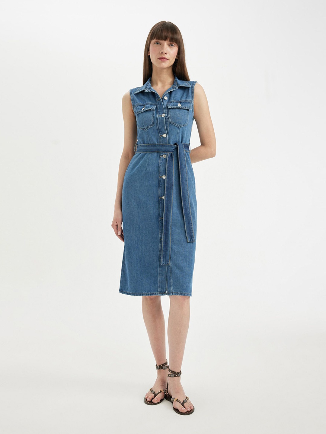 

DeFacto Shirt Dress, Na