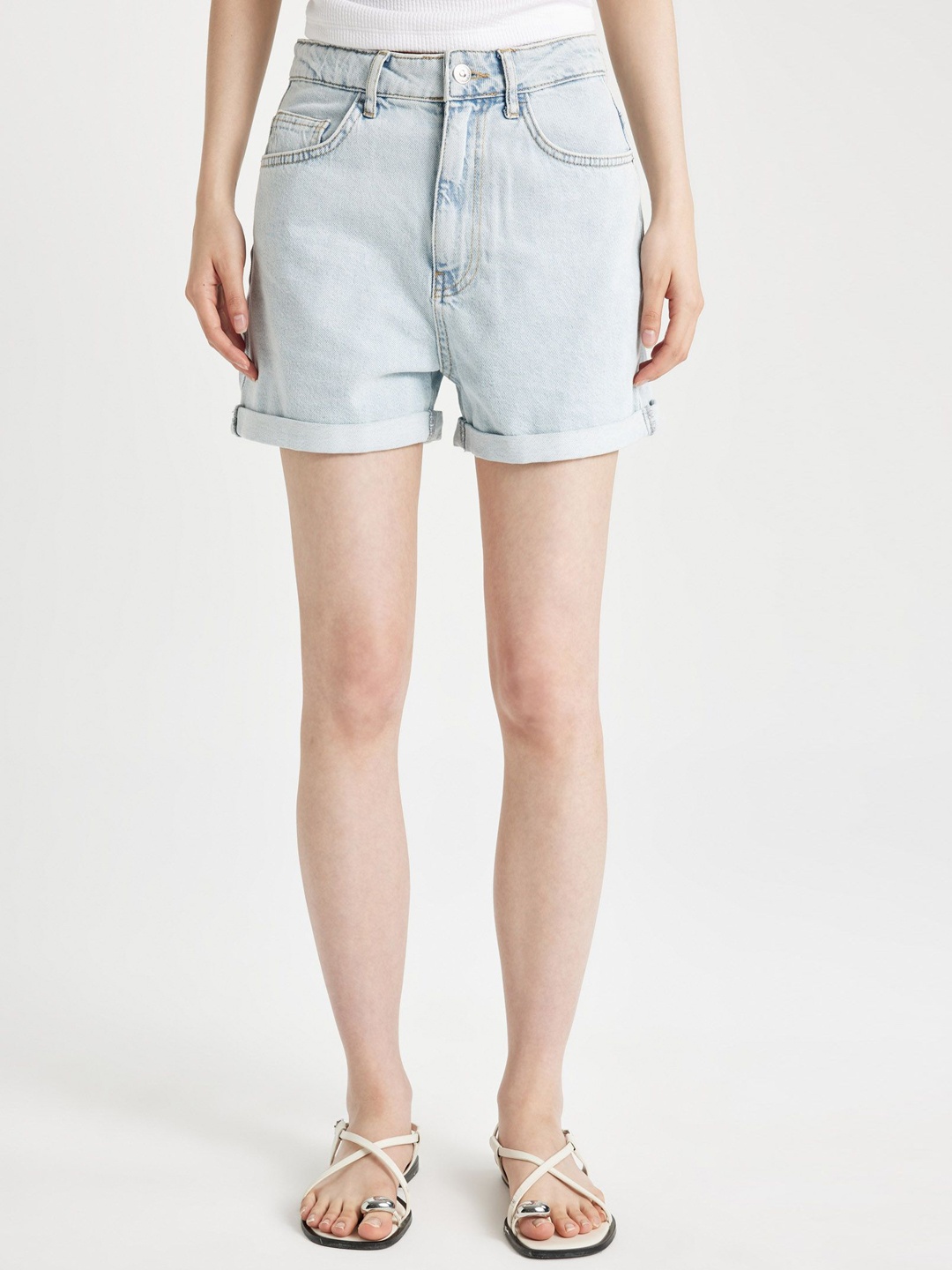 

DeFacto Women Denim Shorts, Na