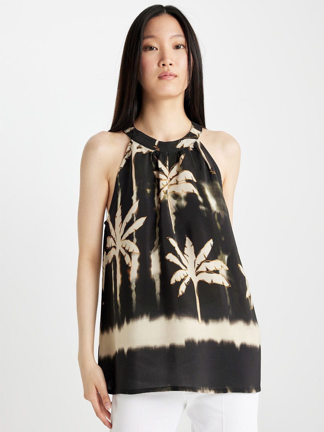 

DeFacto Floral Print Top, Na