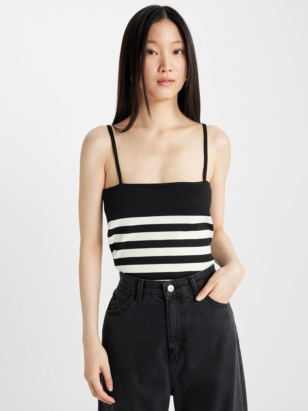 

DeFacto Striped Top, Na