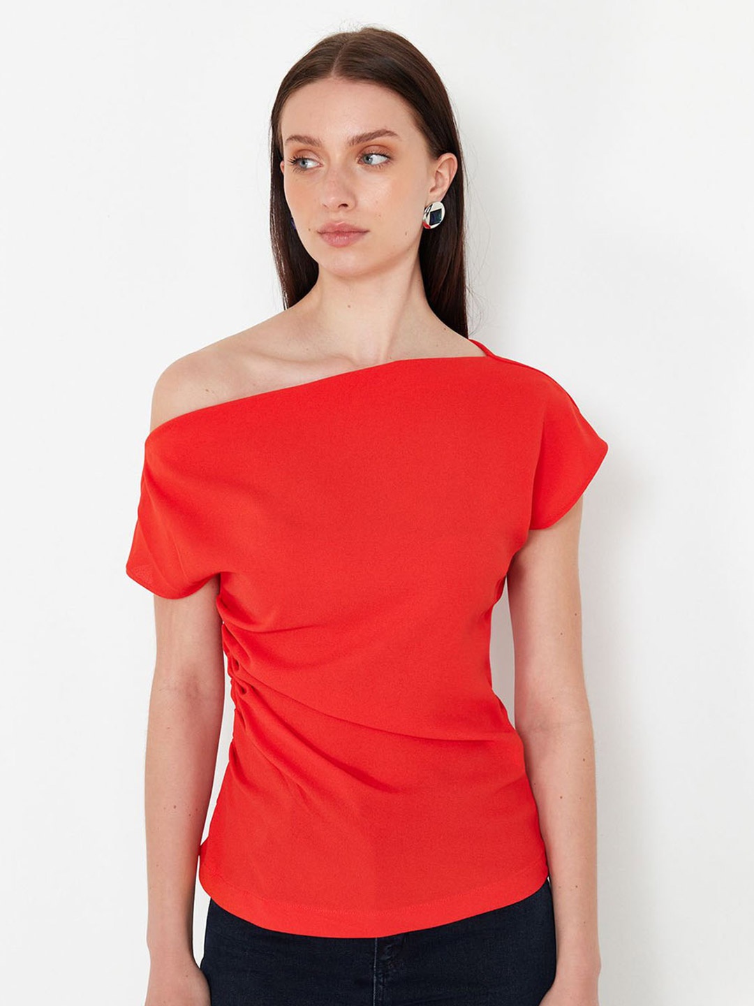 

Trendyol One Shoulder Top, Red