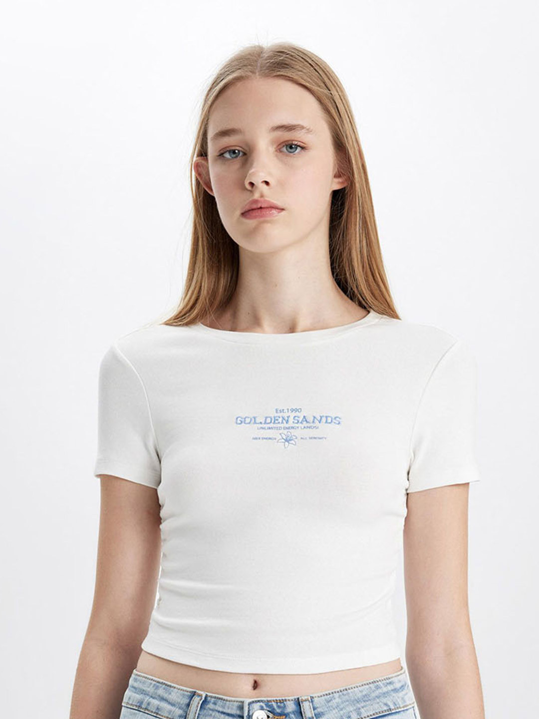 

DeFacto Women Typography T-shirt, Na