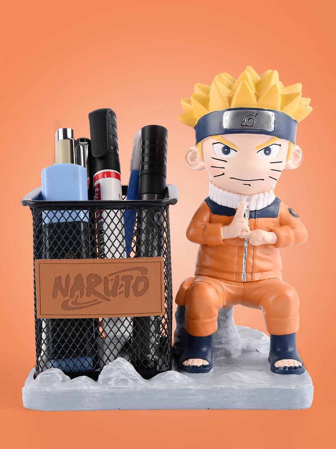

COMICSENSE Naruto Anime Pen Case, Orange