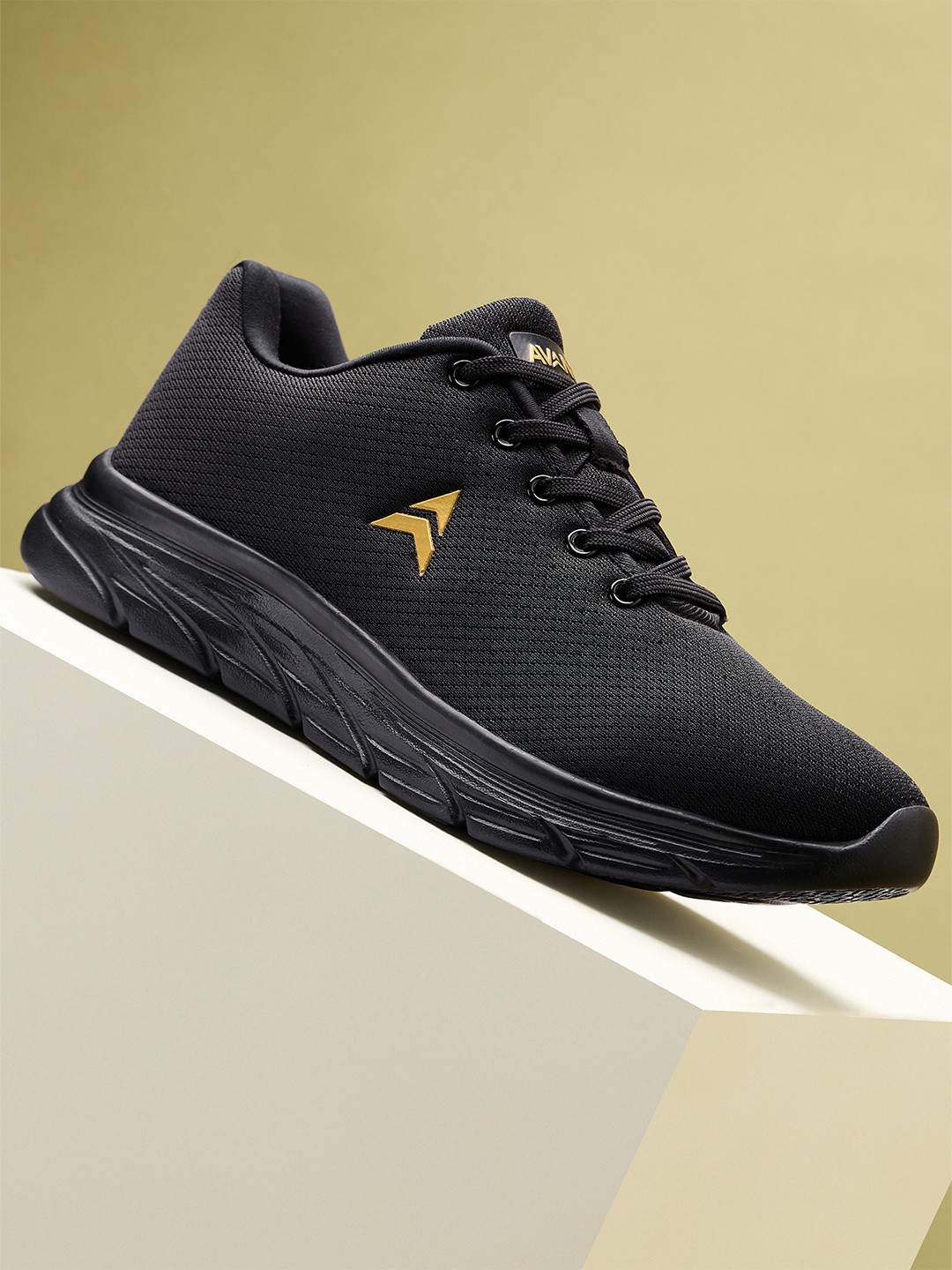 

AVANT Men Marcus Mesh Walking Shoes, Black