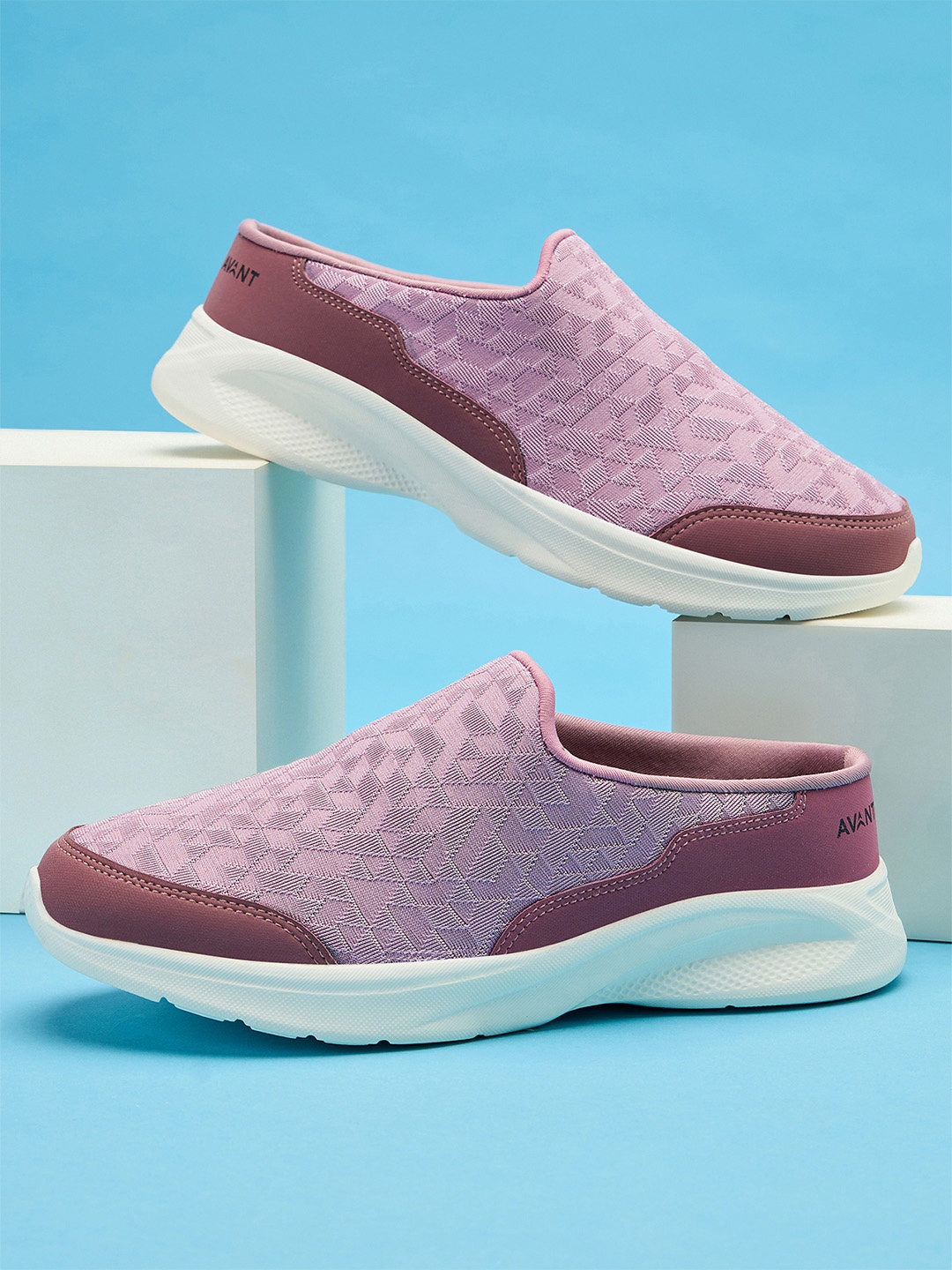 

AVANT Women Milano Mesh Walking Shoes, Purple
