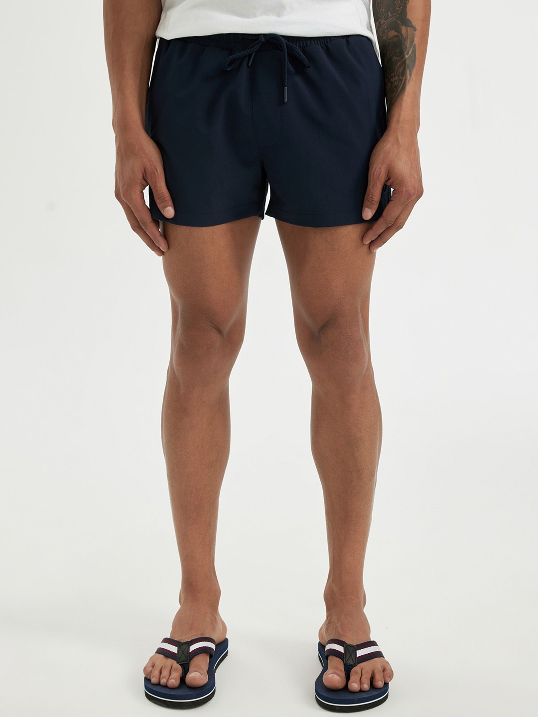 

DeFacto T-shirt & Shorts Swim Set, Navy blue
