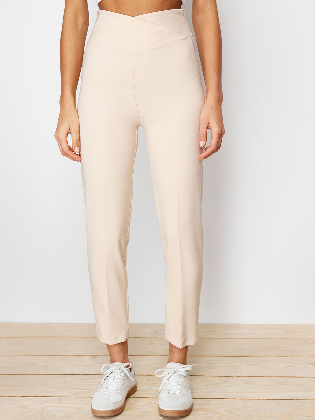 

Trendyol Women Regular Trouser, Beige
